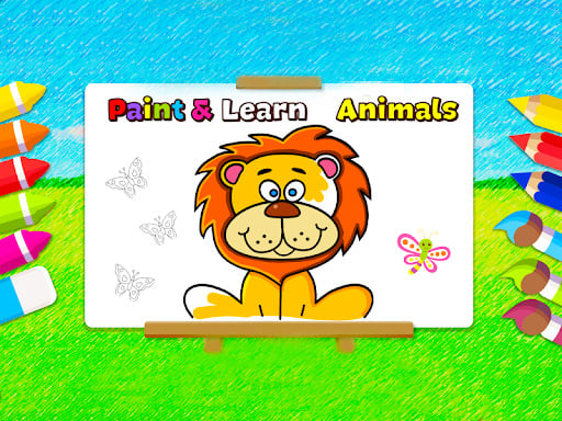 Paint And Learn Animals