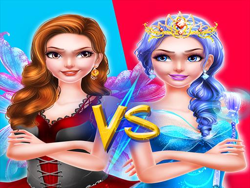 Fairy Princess Dress Up Vs Witch Makeup