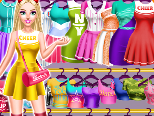 Cheerleader Magazine Dress & Makeover For Girls