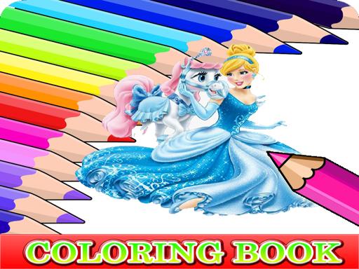 Coloring Book For Cinderella