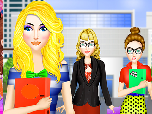 Office Dress Up Fashion Makeover: Girl Dress Up