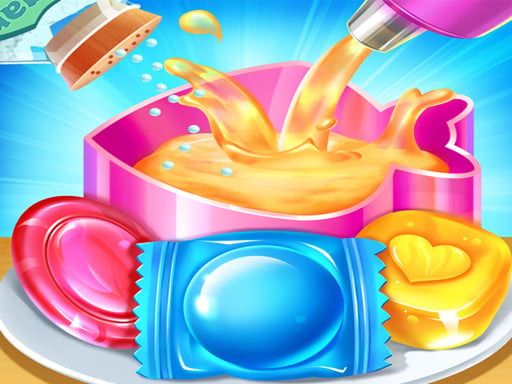 Sweet Candy Maker - Lollipop & Gummy Candy Game