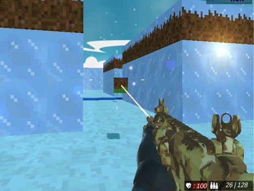 Blocky Swat Shooting Iceworld Multiplayer