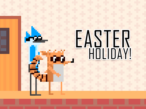 Mordecai And Rigby Easter Holiday