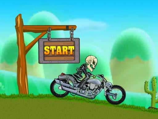 Motor Bike Hill Racing 2d