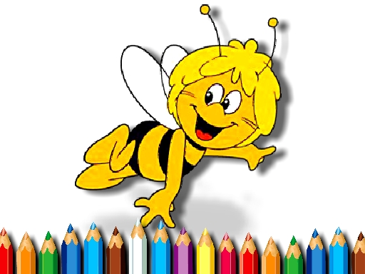 Maja The Bee Coloring Book