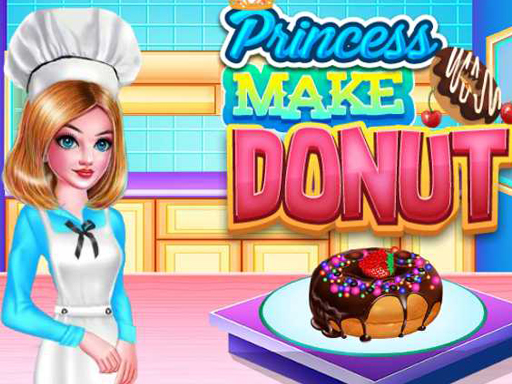 Princess Make Donut Cooking