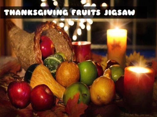 Thanksgiving Fruits Jigsaw