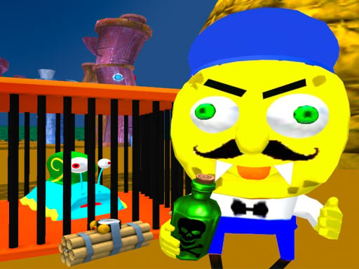 Sponge Neighbor Escape 3d