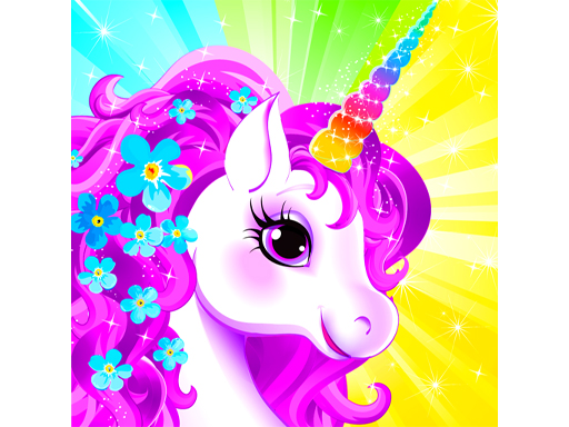 Unicorn Dress Up Like Princess