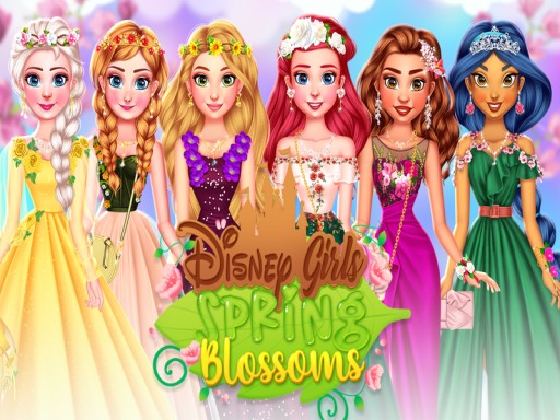 Princess Girls Spring Blossoms