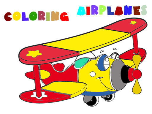 Coloring Book- Airplane V 2.0