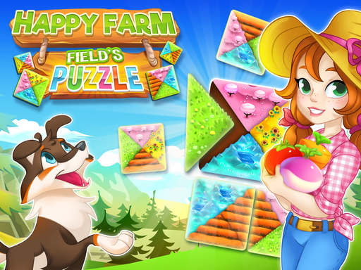 Happy Farm: Fields Puzzle