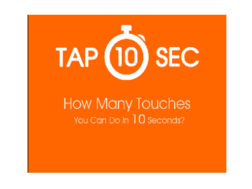 Tap 10 S : How Fast Can You Click?