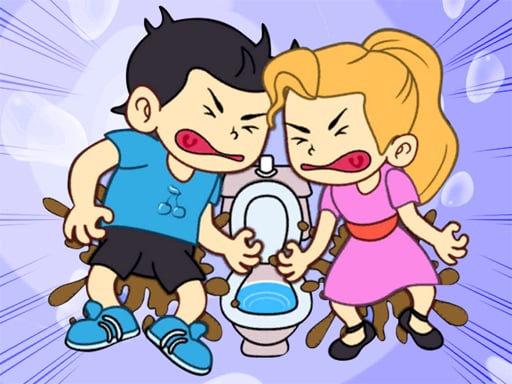 Toilet Rush Race: Draw Puzzle