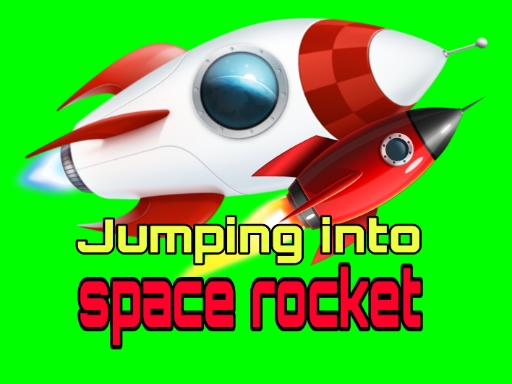 Jumping Into Space Rocket Travels In Space